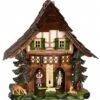 German Black Forest Weather House With Wooden Figures TU 865 2 German Black Forest Weather House With Wooden Figures TU 865 -Modern cuckoo clocks Store tu 865