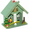 German Black Forest Weather House Green TU 894 Gruen