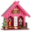 German Black Forest Weather House Pink TU 894 Pink 2 German Black Forest Weather House Pink TU 894 Pink -Modern cuckoo clocks Store tu 894 pink