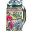 German Beer Stein Fire Brigade Relief Bumper 0.5 Liter Tankard, Beer Mug ZO 1373/9013 -Modern cuckoo clocks Store zo 1373 9013