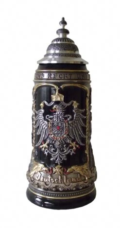 German Beer Stein Cities 1 Liter Tankard, Beer Mug ZO 1424/6969