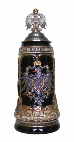 German Beer Stein Cities 1 Liter Tankard, Beer Mug ZO 1424/9009