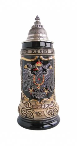 German Beer Stein German With State Coat Of Arms Stein 0.5 Liter Tankard, Beer Mug ZO 1425/6969