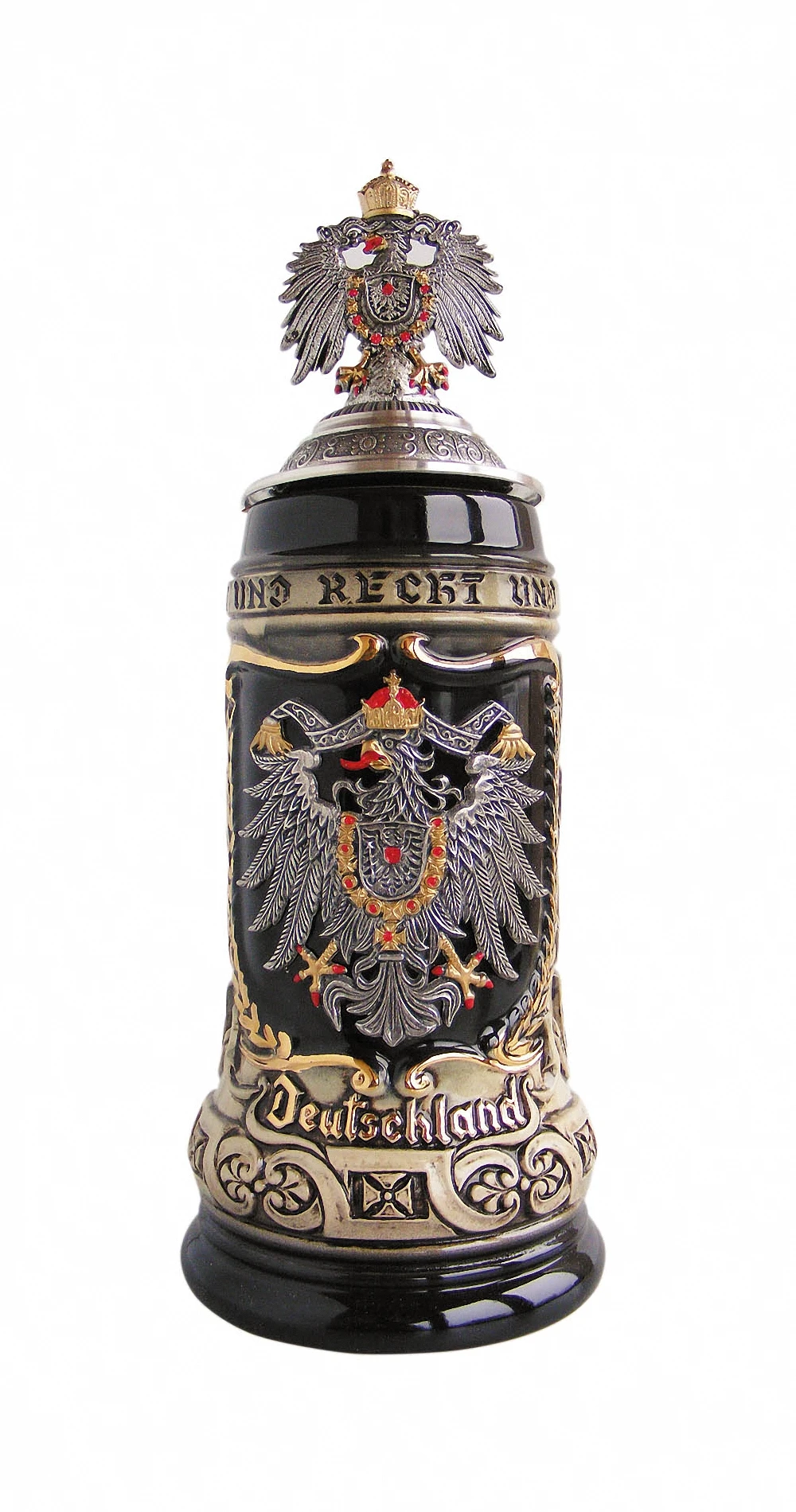 German Beer Stein German With State Coat Of Arms Stein 0.5 Liter Tankard, Beer Mug ZO 1425/9009 3 German Beer Stein German With State Coat Of Arms Stein 0.5 Liter Tankard, Beer Mug ZO 1425/9009