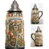 German Beer Stein Cities 1 Liter Tankard, Beer Mug ZO 1941/906 -Modern cuckoo clocks Store zo 1941 906