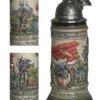 German Beer Stein Red Baron Stein Relief Bumper 0.5 Liter Tankard, Beer Mug ZO 1942/9015 1 German Beer Stein Red Baron Stein Relief Bumper 0.5 Liter Tankard, Beer Mug ZO 1942/9015 -Modern cuckoo clocks Store zo 1942 9015